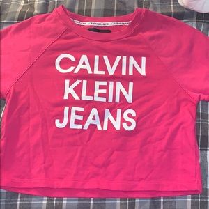 Calvin Klein short sweatshirt
